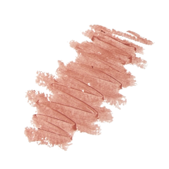 A textured swipe of a dusty rose pink cosmetic cream, likely a lip gloss or cheek tint, shown on a solid white background.